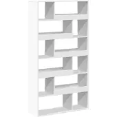 vidaXL Kamerscherm 100x33x187,5 cm bewerkt hout wit