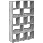 vidaXL kamerscherm 100x33x156,5 cm bewerkt hout grijs sonoma eiken