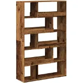 vidaXL Kamerscherm 100x33x156,5 cm bewerkt hout oud houtkleurig
