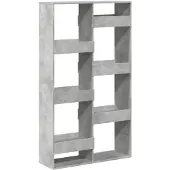 vidaXL Kamerscherm 100x33x175 cm bewerkt hout betongrijs