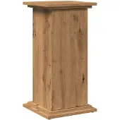 vidaXL Sokkel met opbergruimte 31x30x60 cm hout artisanaal eikenkleur