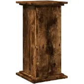 vidaXL Sokkel met opbergruimte 31x30x60 cm bewerkt hout gerookt eiken