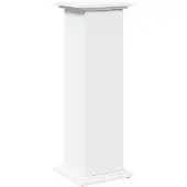 vidaXL Sokkel met opbergruimte 31x30x90 cm bewerkt hout wit