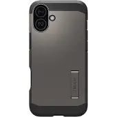 Spigen Tough Armor MagSafe iPhone 16 Plus Hoesje Gunmetal