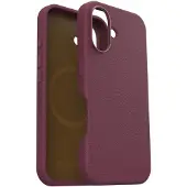 Otterbox Symmetry Apple iPhone 16 Back Cover met MagSafe Magneet Leer Rood