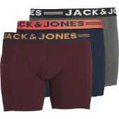 Jack & Jones Plus Size 3-pack Boxershorts EU5XL US3XL Blauw