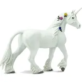 Safari speelfiguur Unicorn meisjes 13,8 cm wit