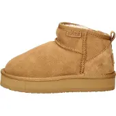 Vingino Sofia Low suède enkelboots cognac Bruin Meisjes Suede Effen - maat 38