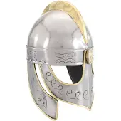 vidaXL Beowulfhelm replica LARP staal zilverkleurig