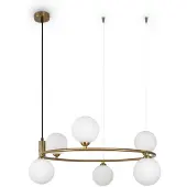 Maytoni hanglamp ring messing Ø58