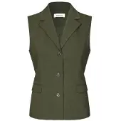 Modstrom Dames Blazers Kimanamd Vest - Groen - Maat XS