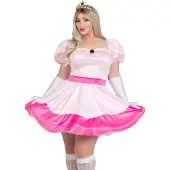 Leg avenue - Pink Princess Kostuum - 3XL/4XL - Roze