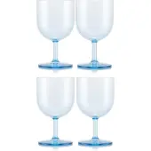 Bodum Rode Wijnglas Oktett Kunststof Blue Moon 250 ml (Set van 4)