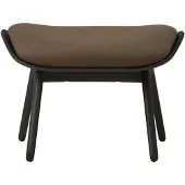 UMAGE The Reader Ottoman black oak | Mocca - Textile