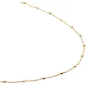 Sparkling Jewels Ketting Faceted Ball Chain 50 cm Verguld SN-SBG-050
