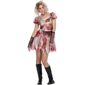 Coppens Halloween jurk kort met bloed | Maat 42-44