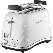 De'Longhi CTJ 2103.W, 2 sleuven, Zwart, Wit, Kunststof, 900 W, 220 - 240 V, 50 - 60 Hz