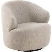 Fonq Hug Draaibare Fauteuil - Bouclé - Greige