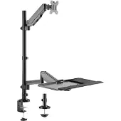 My Wall bureaubeugel voor monitor tot 32 inch en toetsenbord/muis | interactief