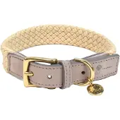 FANTAIL Hondenhalsband Tau Grijs - Hondenhalsband - 45 cm
