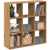 vidaXL Kamerscherm / boekenkast 102x29x103,5 cm hout artisanaal eiken