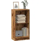 vidaXL Boekenkast 40x24x76 cm bewerkt hout oud houtkleurig