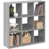 vidaXL Kamerscherm / boekenkast 102x29x103,5 cm hout grijs sonoma