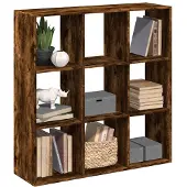 vidaXL Kamerscherm / boekenkast 102x29x103,5 cm hout gerookt eiken