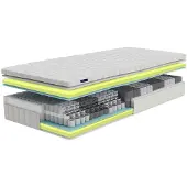 Nirwana bedden Matras - Visco nasamatras - Traagschuim matras - 100x210x26 cm