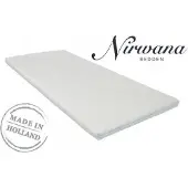 Nirwana bedden 190x200 Premium Witte Tijk + Rits (Topper)