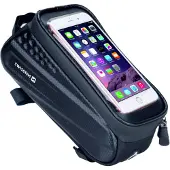 Swissten Waterdichte fietssteun 2 (Universeel), Smartphonehoes, Zwart
