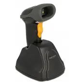 DeLOCK 2.4 GHz Barcode Scanner 1D en 2D met laadstation - 5 talen