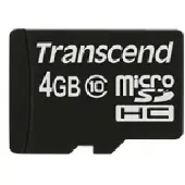 Transcend Premium microSDHC-kaart Industrial 4 GB Class 10