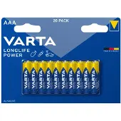 Varta 4903121420 - Alkaline Batterijen - 1,5V - LR03, Micro MN2400
