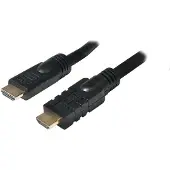 Logilink CHA0030 HDMI-kabel HDMI Aansluitkabel HDMI-A-stekker, HDMI-A-stekker 30.00 m Zwart 4K UHD, Vergulde steekcontacten