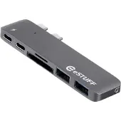 ESTUFF Dockingstation - - Allure Series - USB-C - Thunderbolt 3 - Voor MacBook Pro Touch Bar