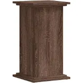 vidaXL Plantenstandaard 33x33x60 cm bewerkt hout bruin eikenkleurig