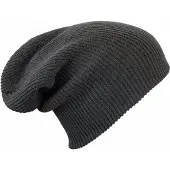 Myrtle beach Basic Beanie Muts Dames - Grijs - One Size