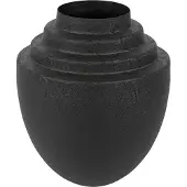 Countryfield Vaas Fajah metaal L25B25H31CM zwart