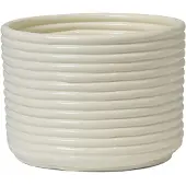 Ferm Living Corduroy pot Ø20x15 cm Off white