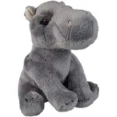 Ravensden Pluche knuffel dieren Nijlpaard 15 cm - Knuffeldier