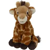 Nature Planet Pluche knuffel giraffe van 17 cm - Knuffeldier