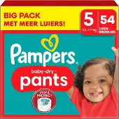 Pampers - Baby Dry Pants - Maat 5 - Big Pack - 54 stuks - 12/17KG
