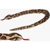 Merkloos Gevlekte python slangen knuffels 150 cm knuffeldieren - Knuffeldier