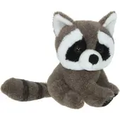 Merkloos Pluche knuffel dieren Wasbeer van 26 cm - Knuffeldier