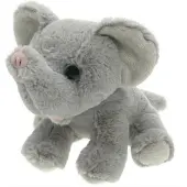 Merkloos Pluche knuffel dieren Olifant van 25 cm - Knuffeldier