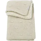 Meyco Deken Wieg Knots Teddy Soft Sand 75x100