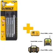 DeWalt DT2216QZ Lames de scie sauteuse pour bois Bimétal XPC T119BO (Lot de 5) (Import Grande Bretagne)