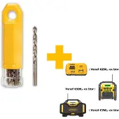 DeWalt Metaalboor - 4,8 mm - HSS-G - Ijzeroxide coating - Verpakking van 10