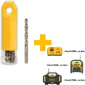 DeWalt metaalboor - DT5545 - Diameter 4,5 mm - 10 stuks - HSS-G Extreme 2